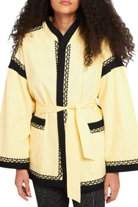 Kim embroidered jacket - Yellow