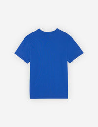 Round neck T-shirt with crest - Deep Blue