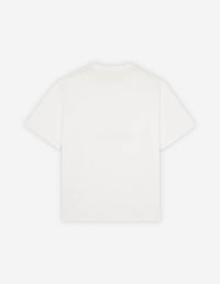 Crew-neck t-shirt with print - White