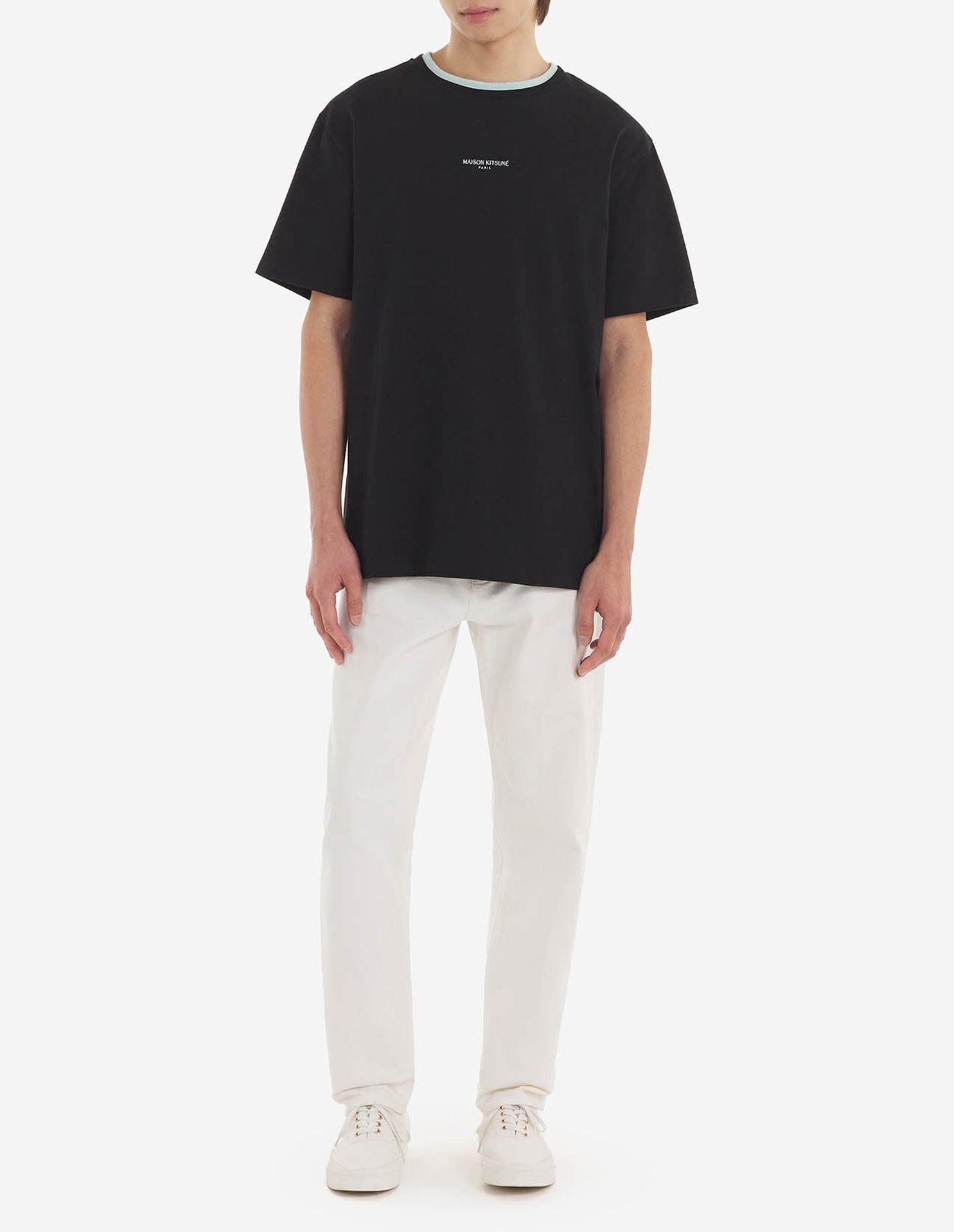 T-shirt avec logo à manches courtes - Black
