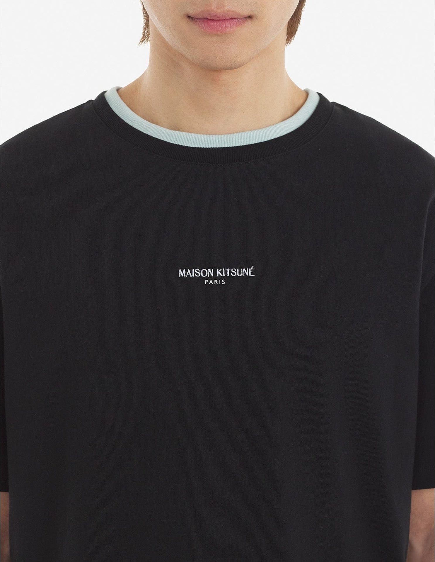 T-shirt avec logo à manches courtes - Black
