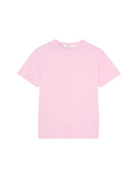 T-shirt with short-sleeved logo - Dusty Rose