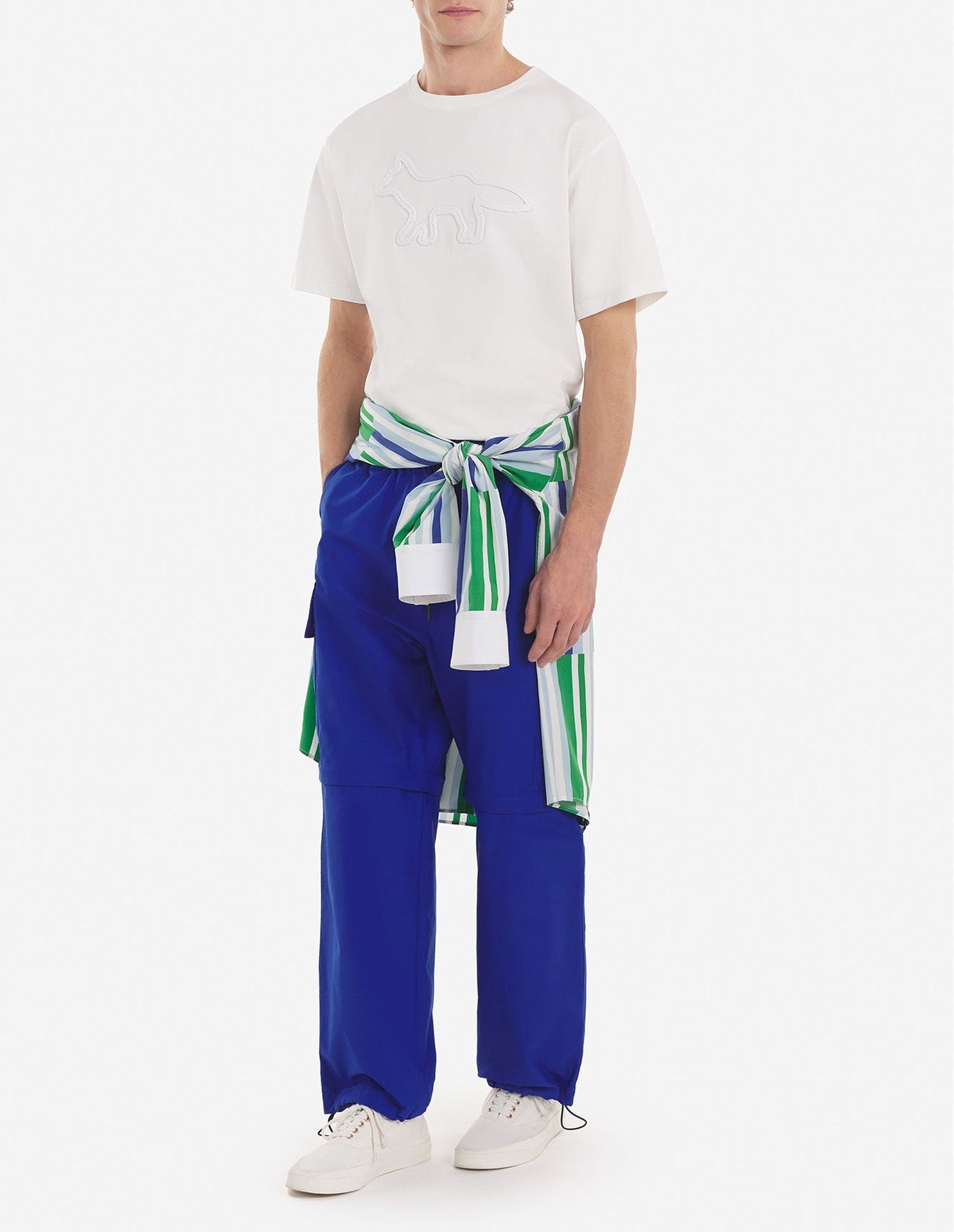T-shirt coupe large avec écusson - Off White