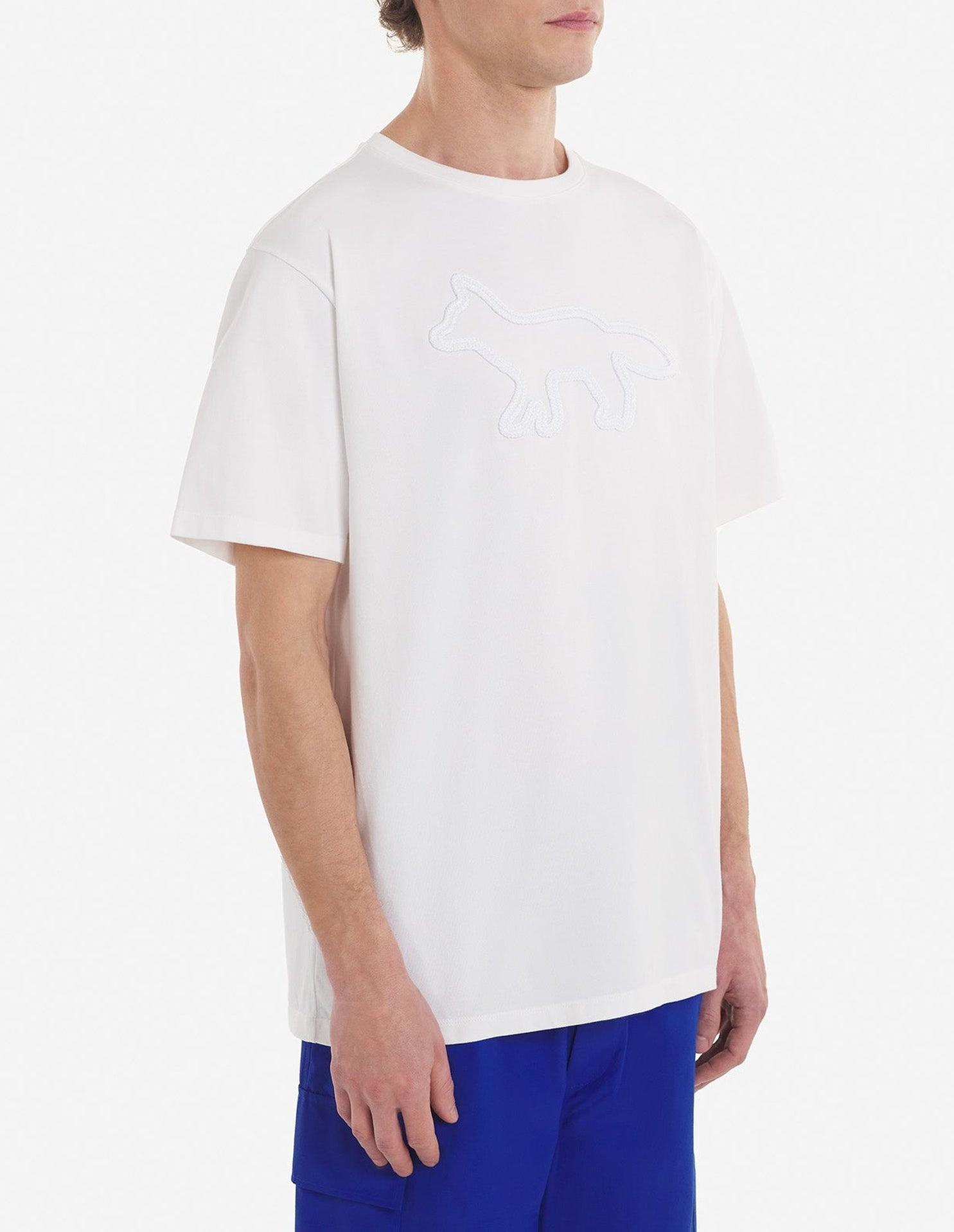 T-shirt coupe large avec écusson - Off White