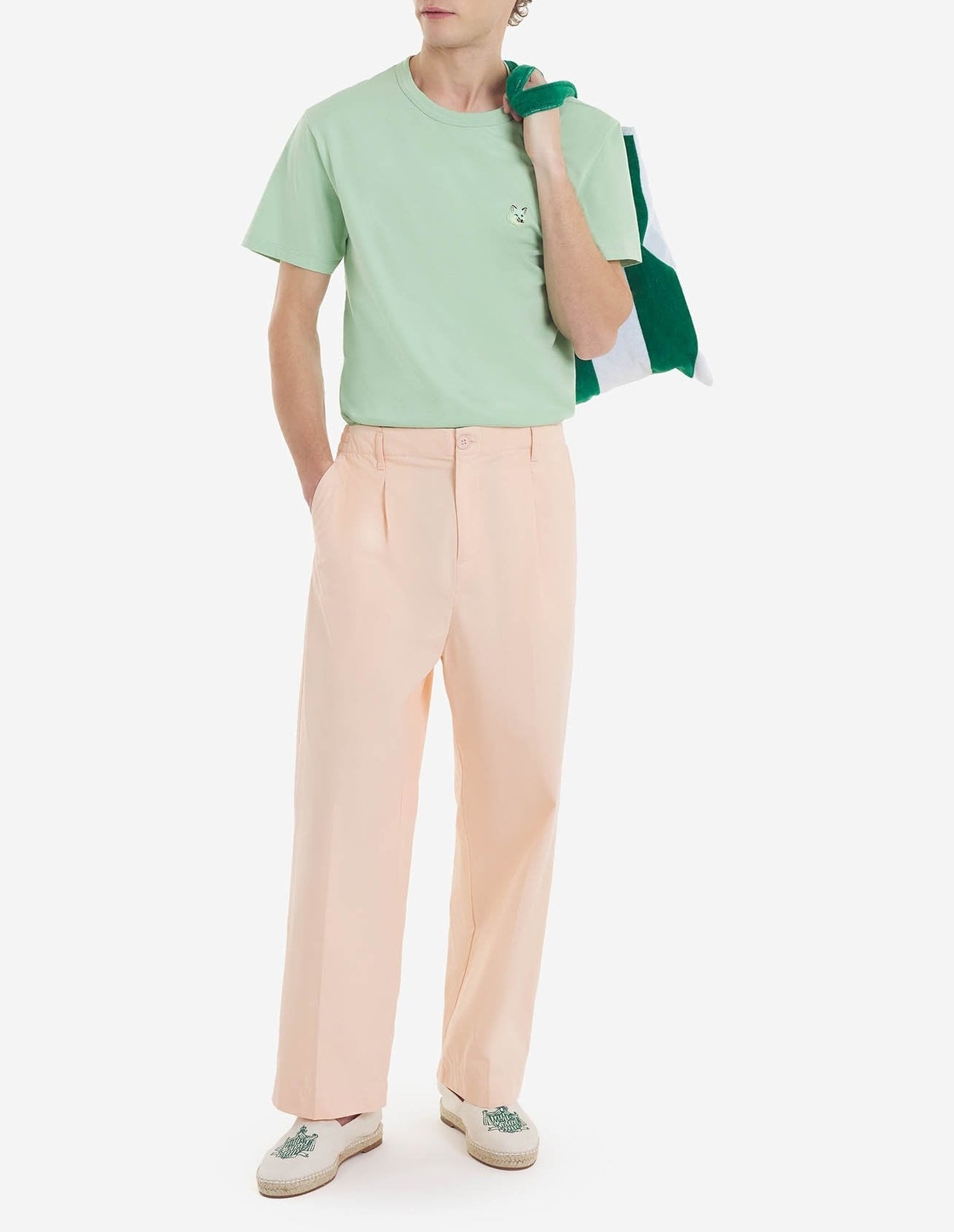 Maison Kitsuné x Hotel Olympia T-shirt - Mint