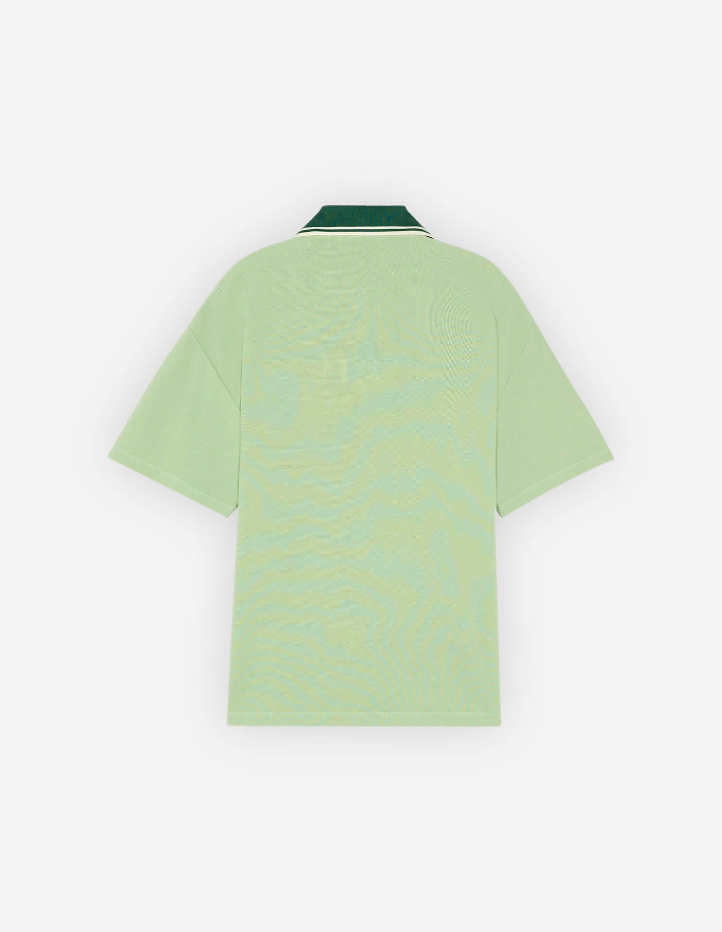 Piqué polo shirt with crest - Mint