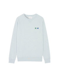 Sweatshirt avec broderie - Blue Haze Melange
