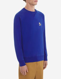 Long-sleeved fleece sweatshirt - Deep Blue