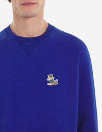 Long-sleeved fleece sweatshirt - Deep Blue