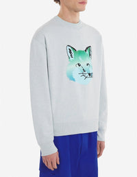 Sweatshirt à impression - Blue Haze Melange