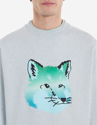 Sweatshirt à impression - Blue Haze Melange