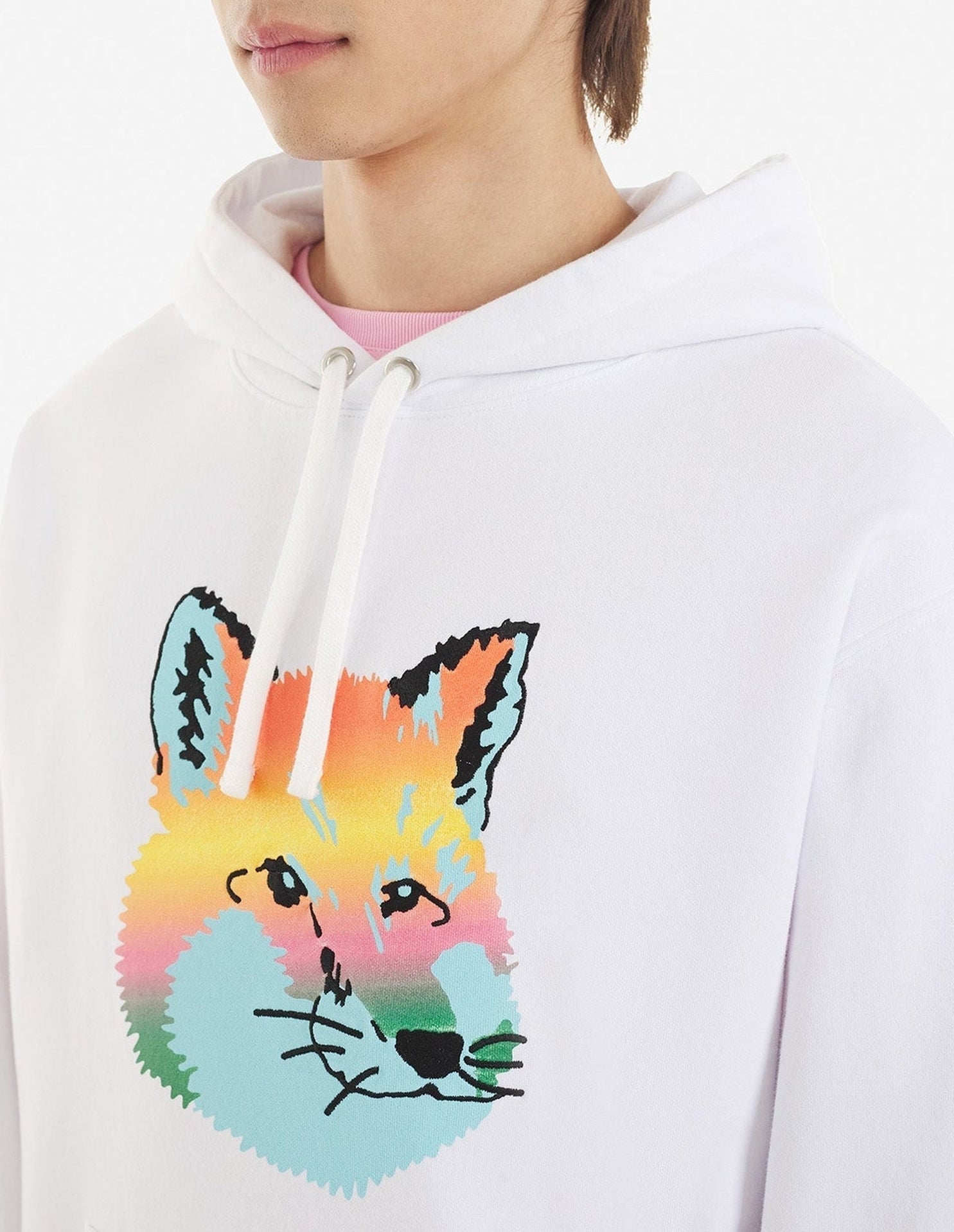 Sweat à capuche polaire - White