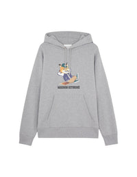 Sweat à capuche et manches longues - Grey Melange