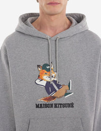 Sweat à capuche et manches longues - Grey Melange