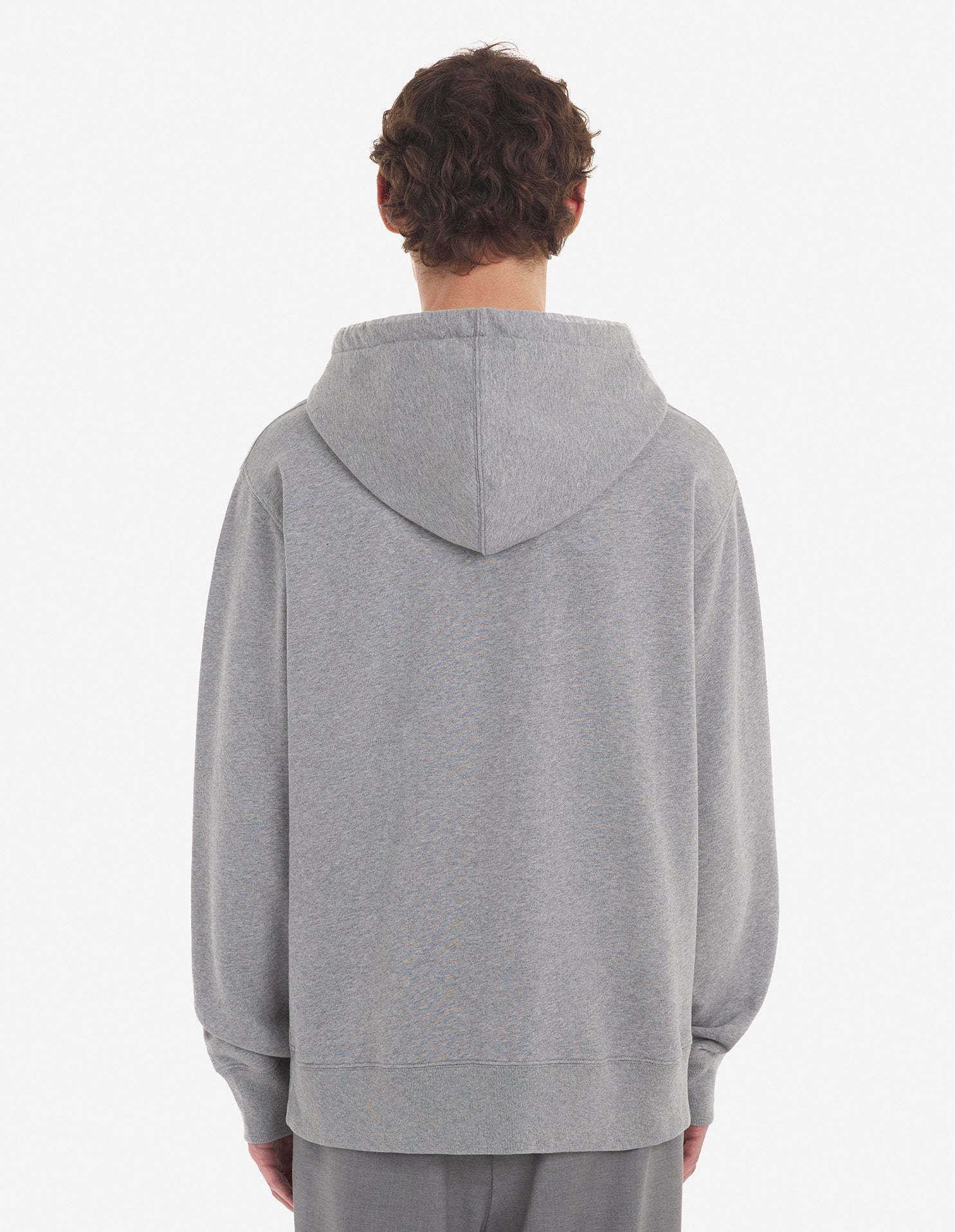Sweat à capuche et manches longues - Grey Melange