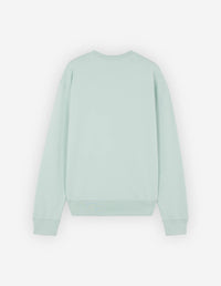 Sweatshirt à col rond avec écusson - Blue Haze