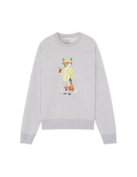 Sweatshirt Maison Kitsuné x Hotel Olympia - Light Grey Melange