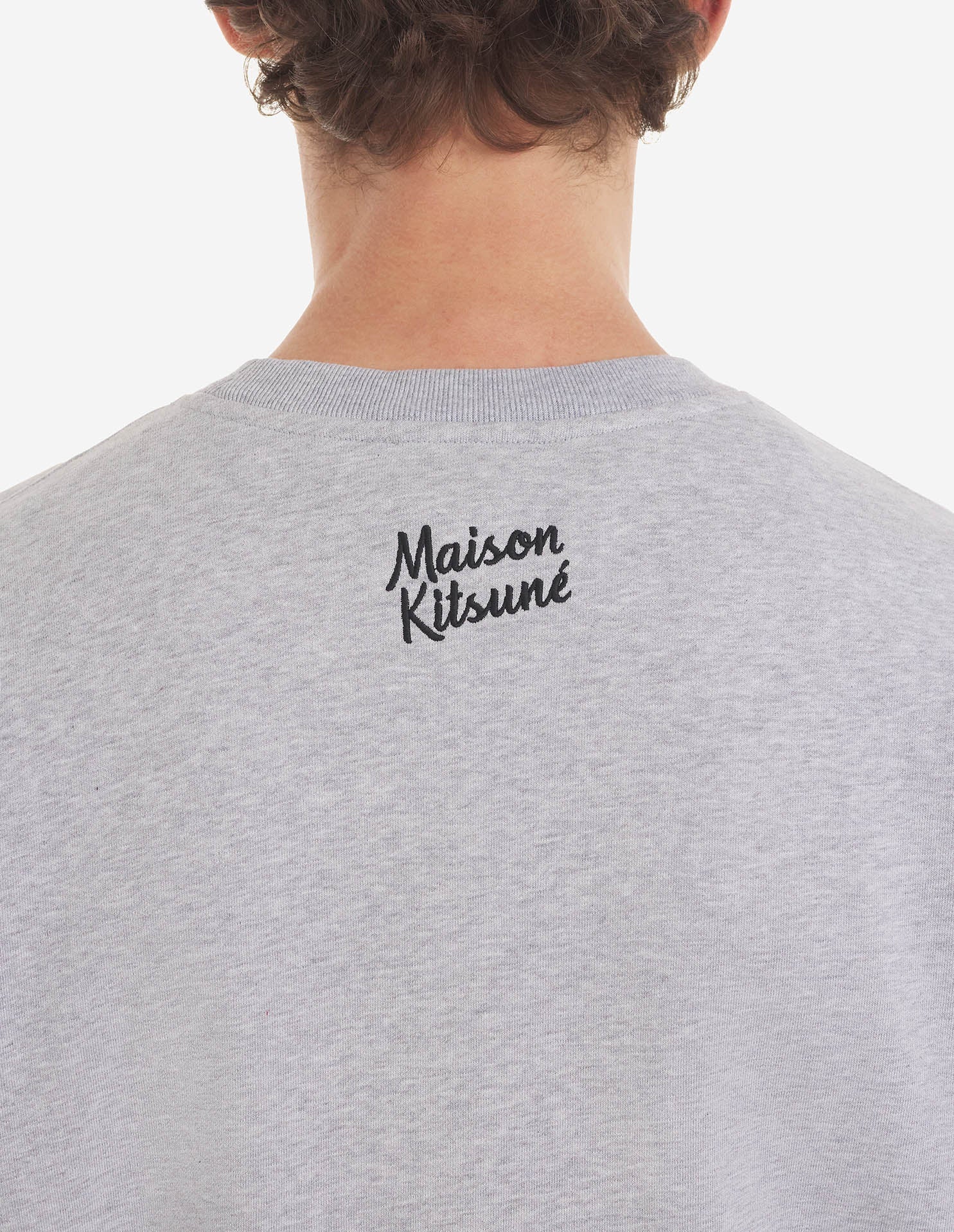 Sweatshirt Maison Kitsuné x Hotel Olympia - Light Grey Melange