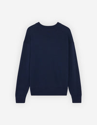 Pull avec écusson Fox en laine - Navy