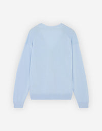 Cardigan à col V en laine - Pale Blue