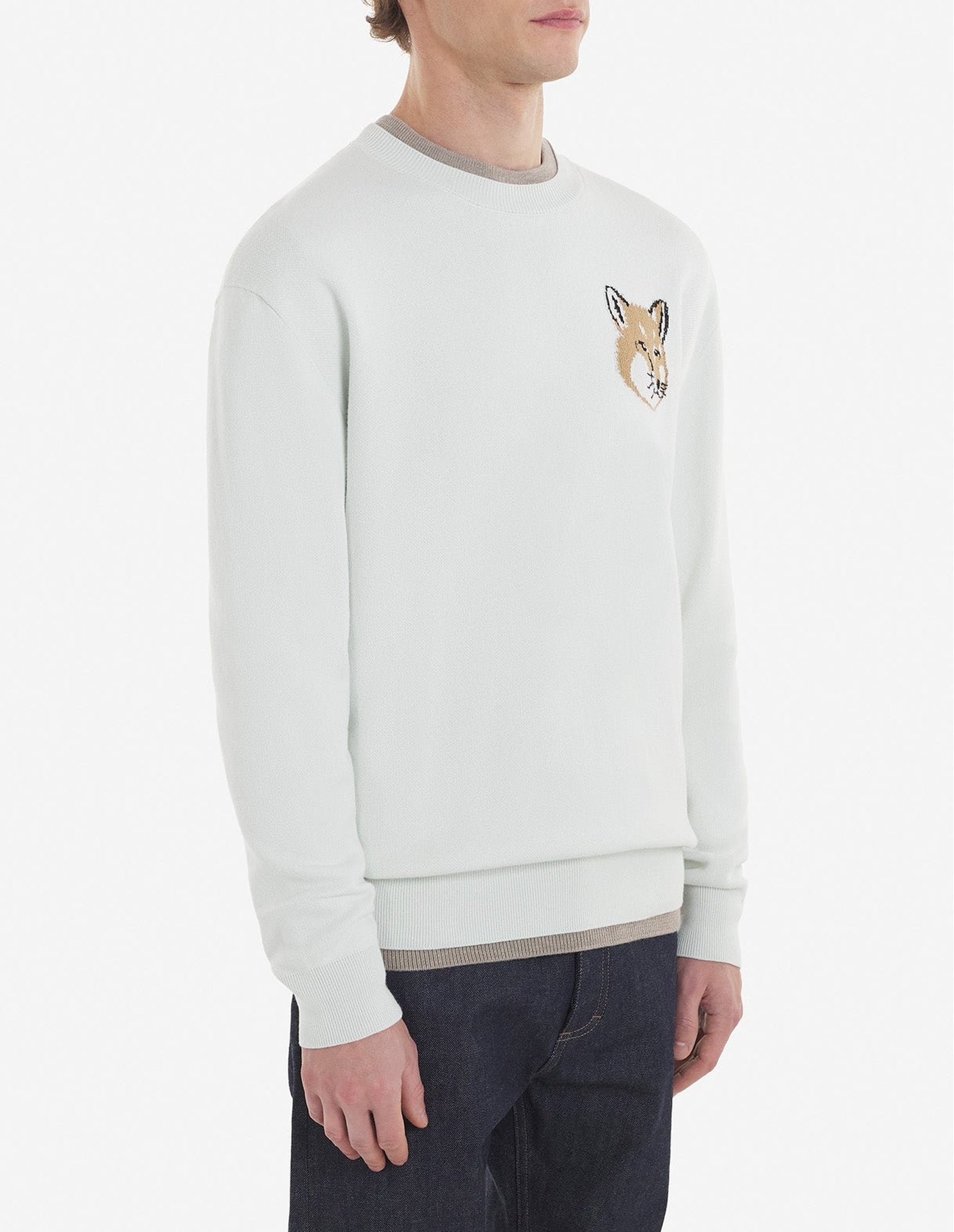 Maison Kitsuné x Hotel Olympia Sweater - Blue Haze