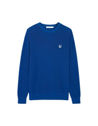 Pull à manches longues avec écusson - Deep Blue