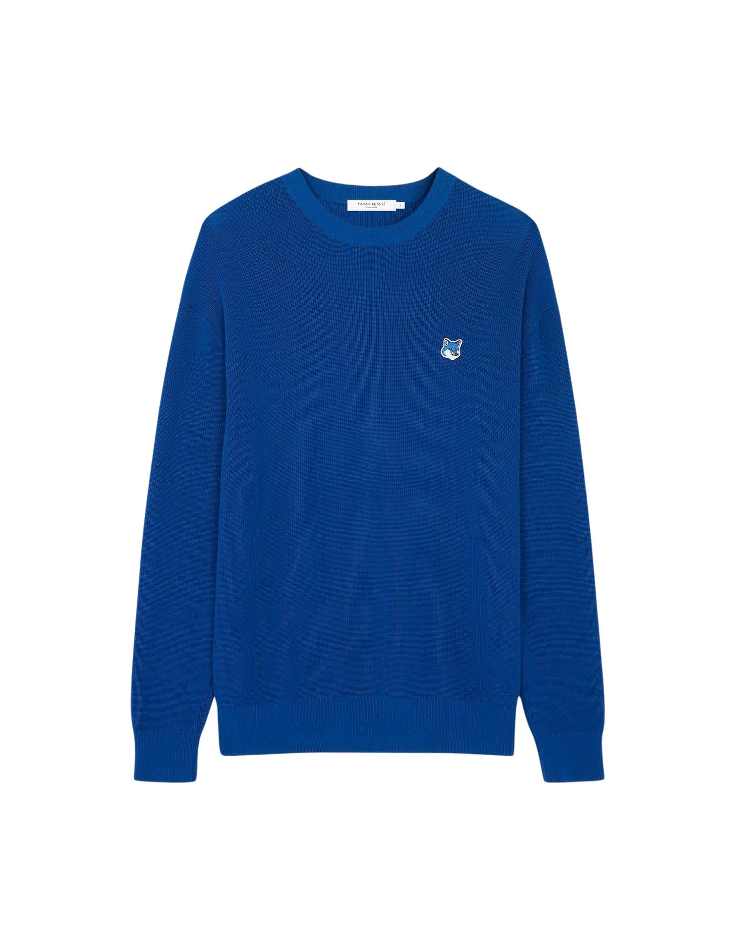 Pull à manches longues avec écusson - Deep Blue