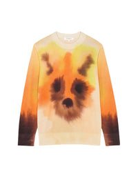 Maison Kitsuné x Rop Van Mierlo Wool Sweater - Watercolour Print
