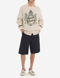 Pull Maison Kitsuné x Hotel Olympia - Ecru