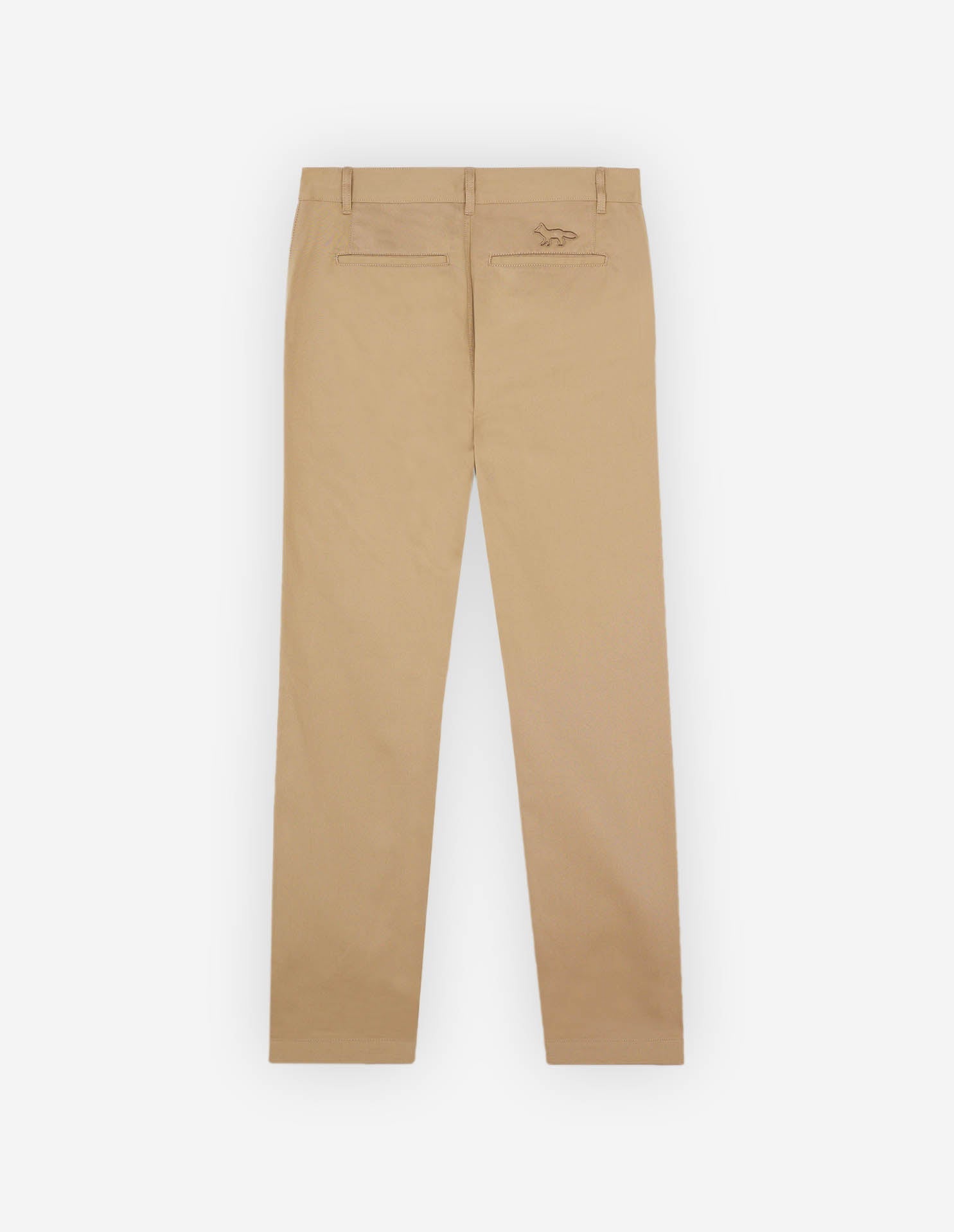Tapered trousers with embroidery - Beige
