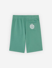 Track shorts with patch on back - Tropical Green