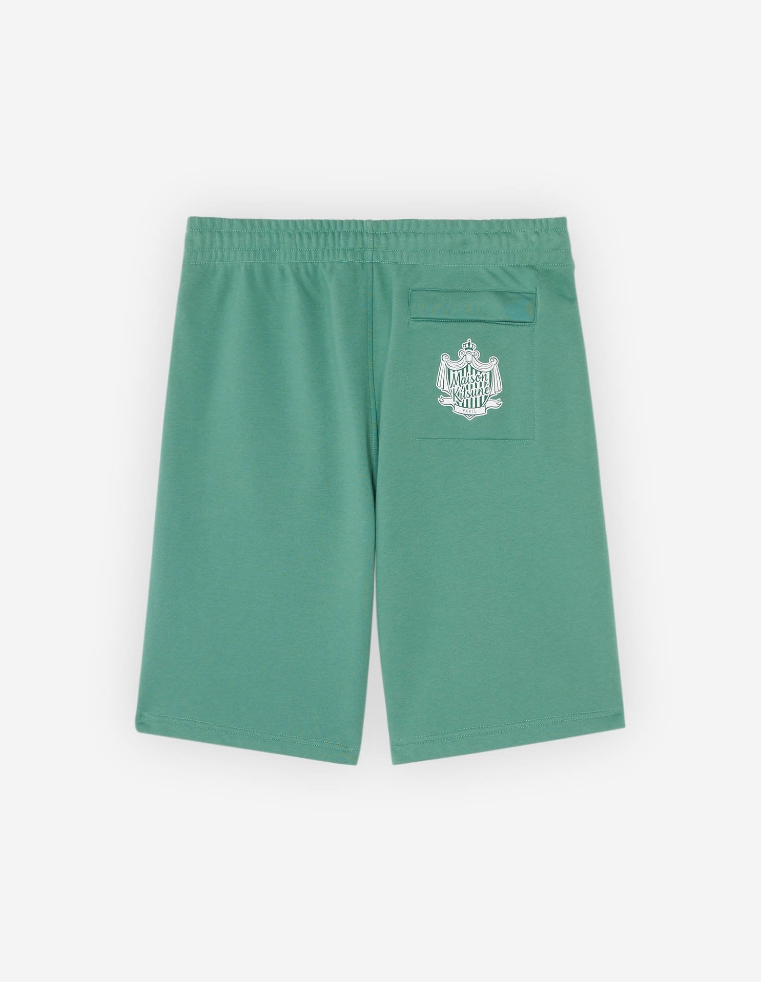 Track shorts with patch on back - Tropical Green