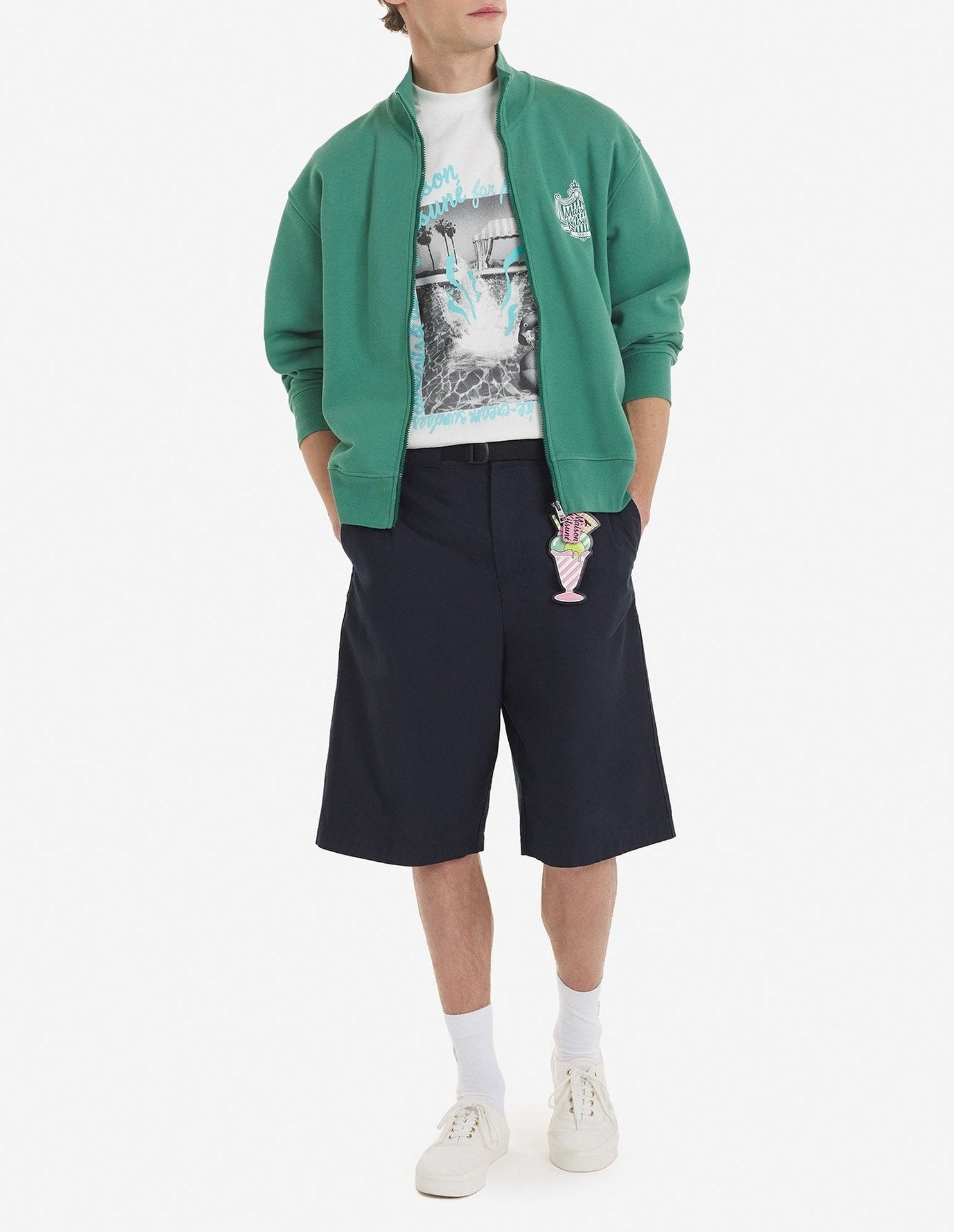 Short Maison Kitsuné x Hotel Olympia - Dark Navy