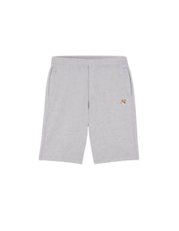 Bermuda avec écusson brodé - Light Grey Melange