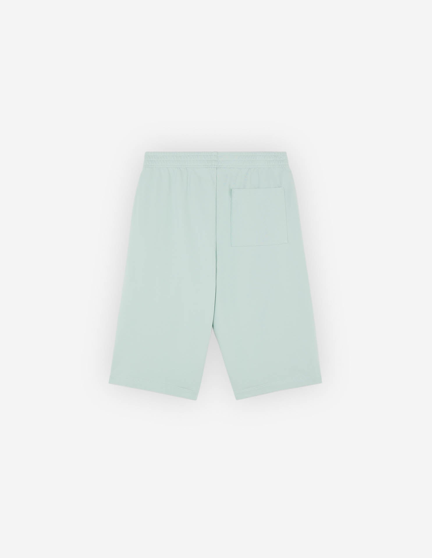 Bermuda shorts with embroidered badge - Blue Haze