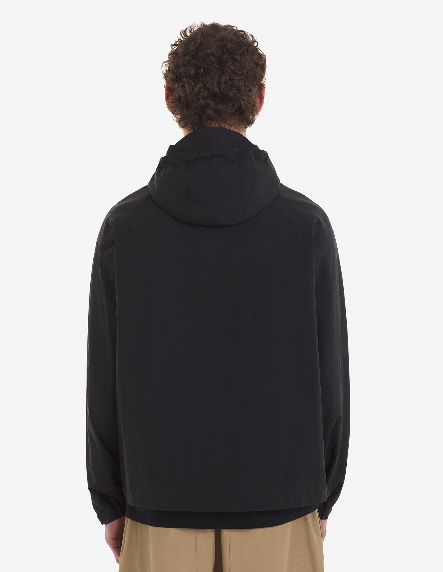Veste coupe-vent à capuche - Black