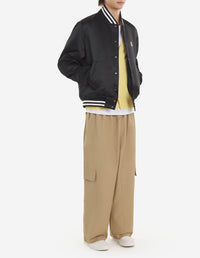Blouson Teddy satiné - Black