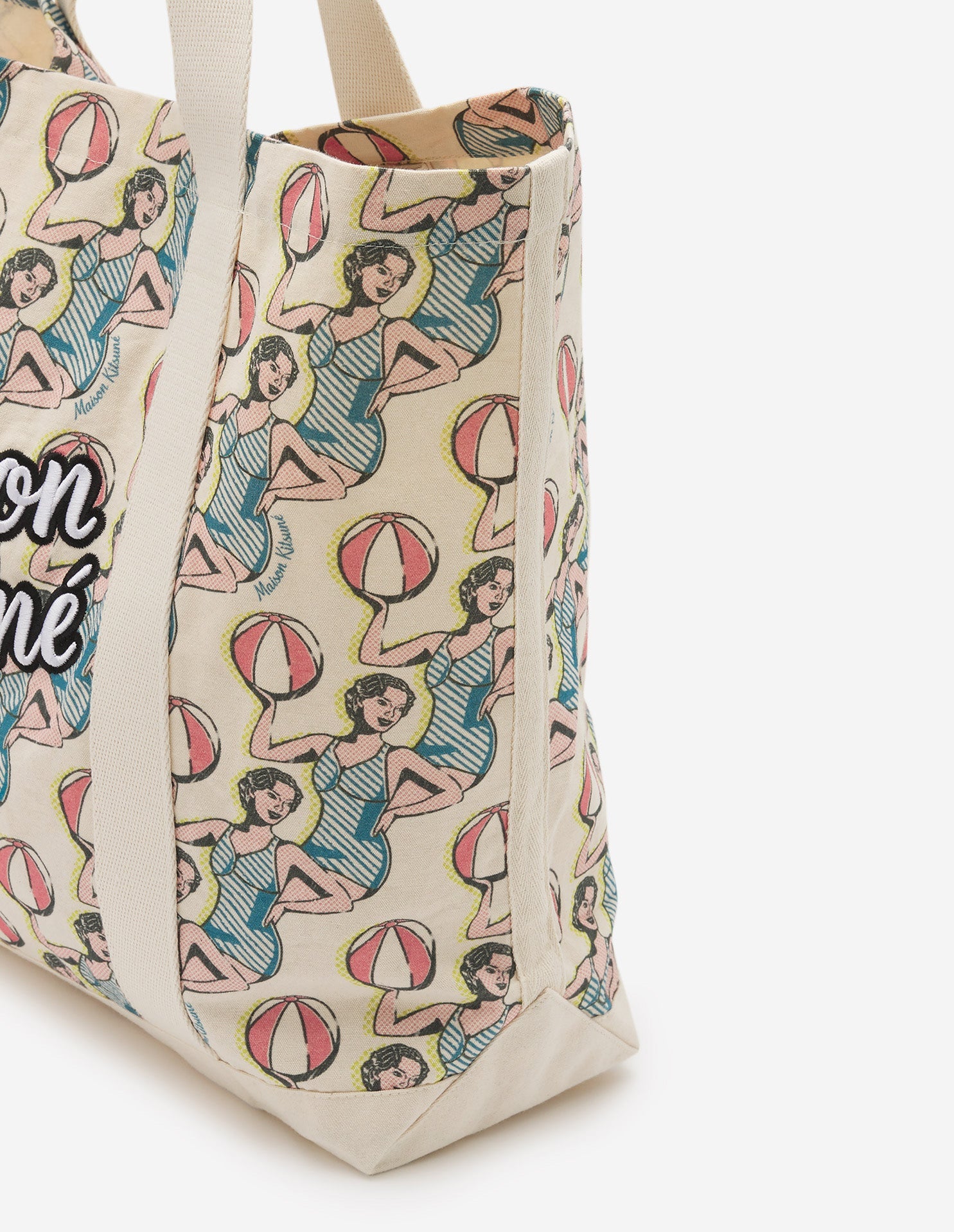 Sac avec impression et broderie en toile - Multico Design