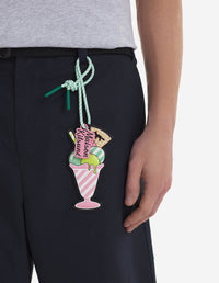 Porte-clés avec écusson en cuir - Multico Design