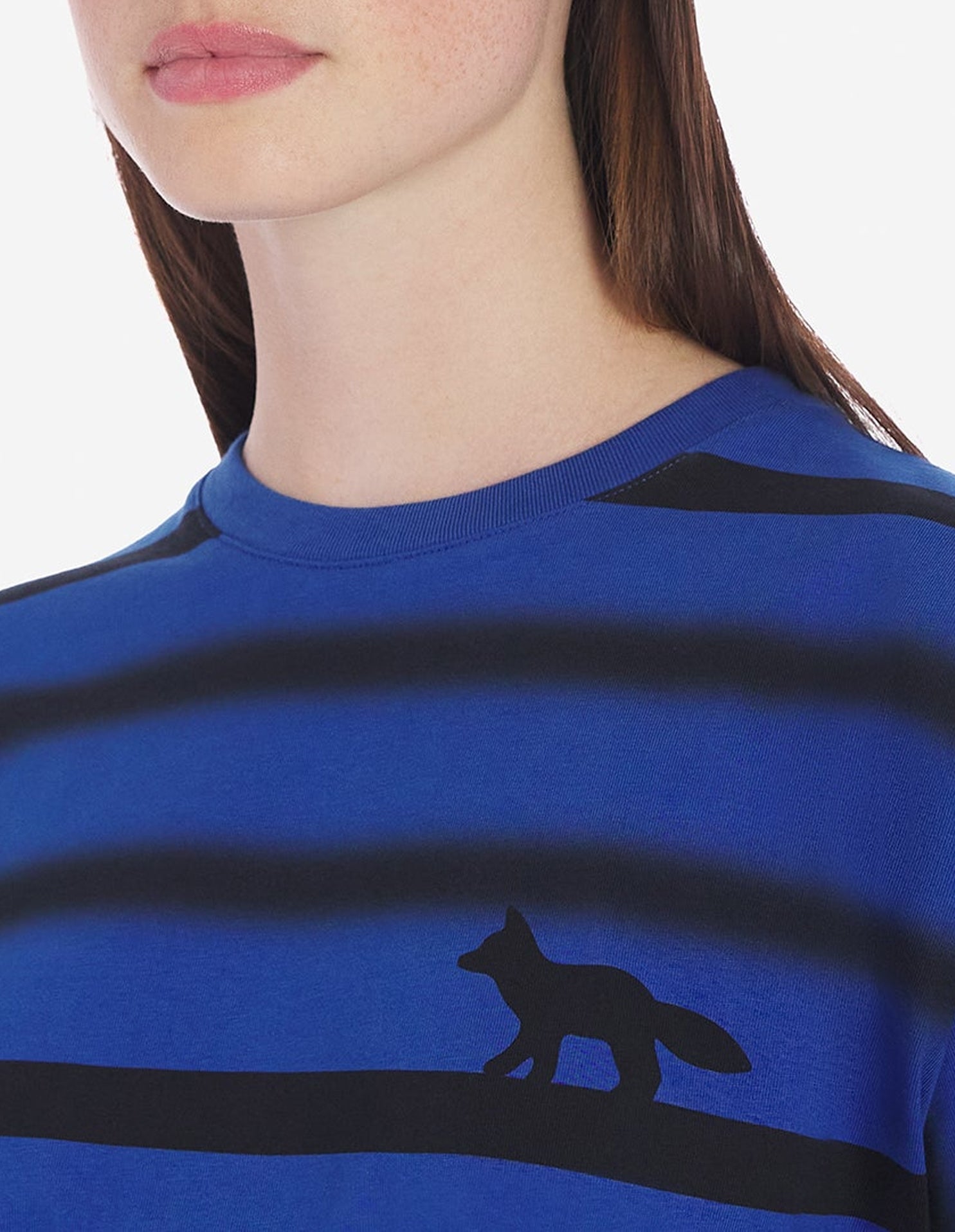 Maison Kitsuné x Kajsa Cap - Cobalt Blue Stripes