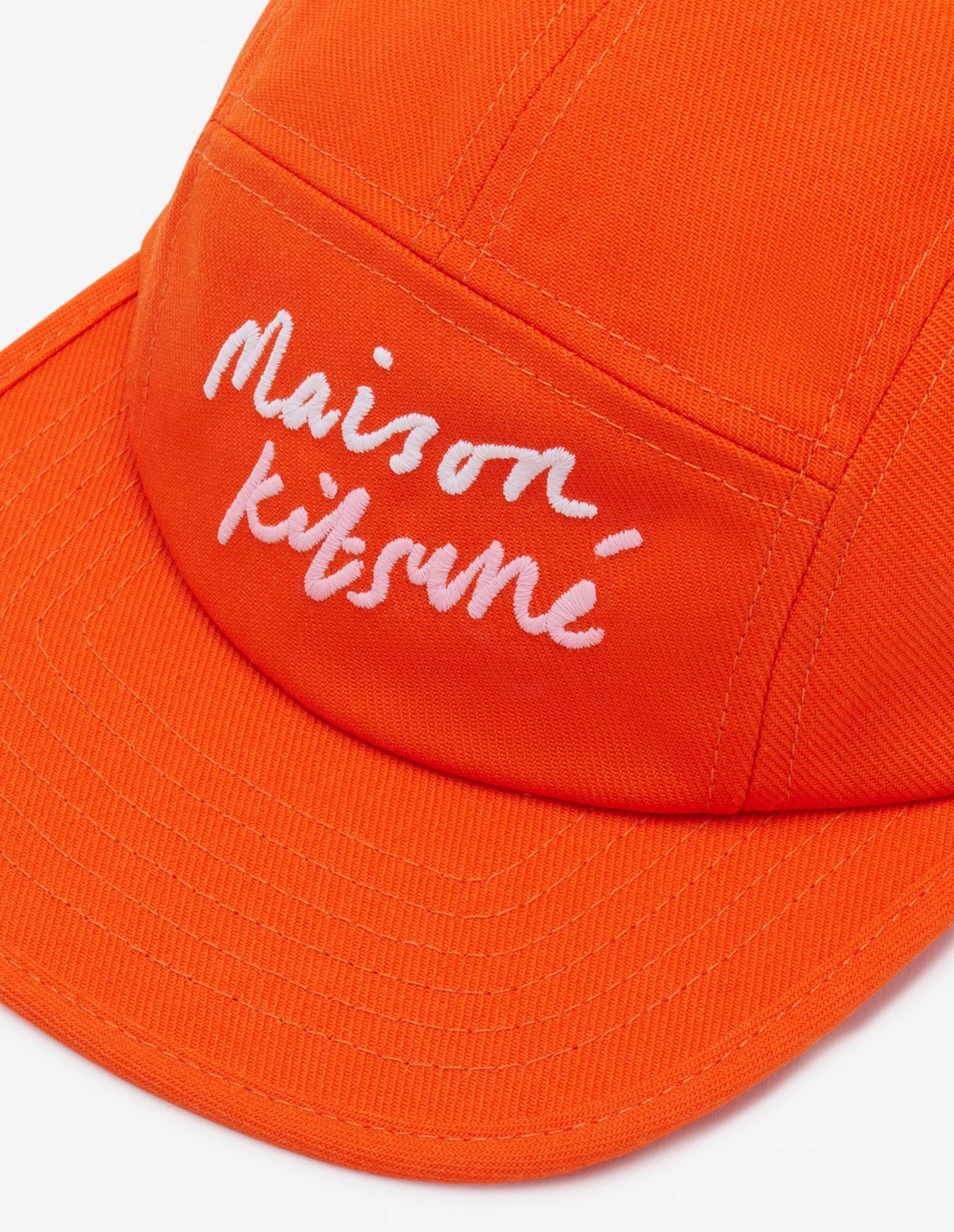 Casquette brodé à l'avant - Neon Orange