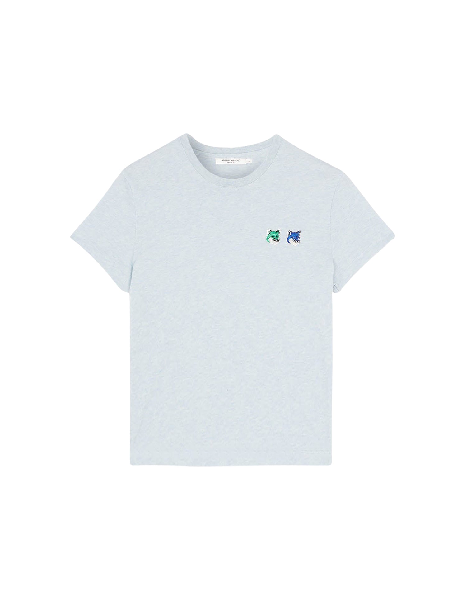 T-shirt court avec écusson - Blue Haze Melange