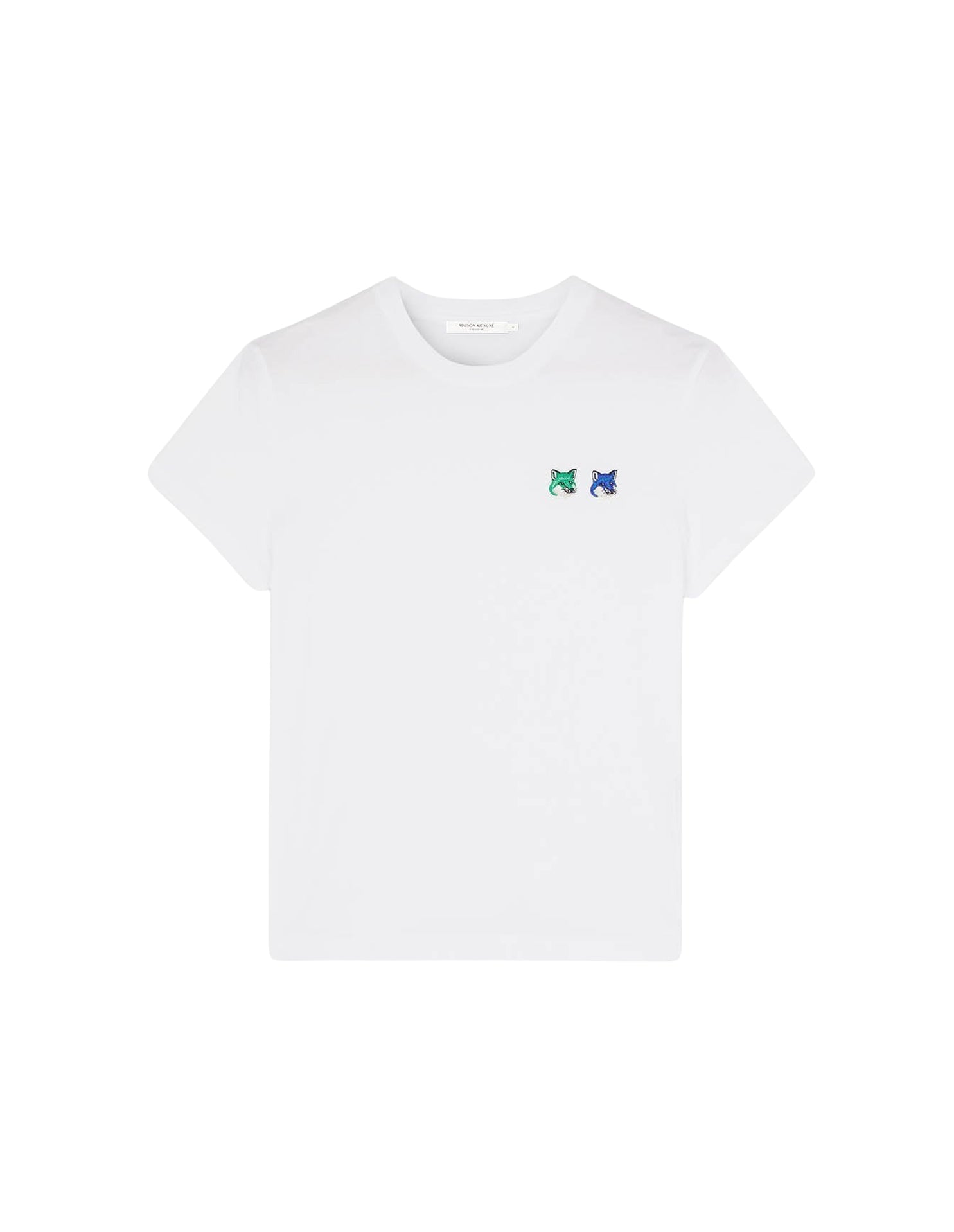 T-shirt court avec écusson - White