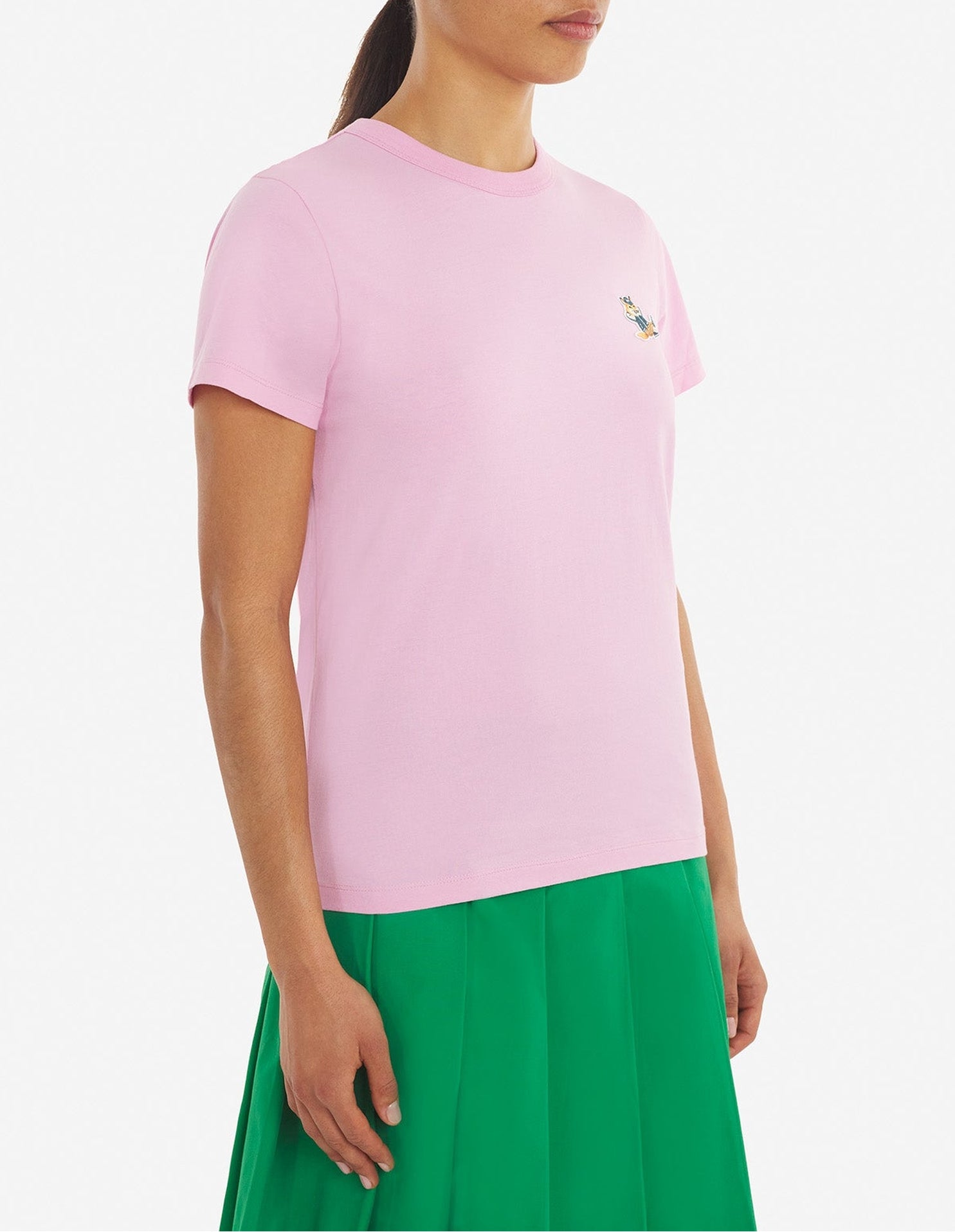 T-shirt avec écusson - Dusty Rose