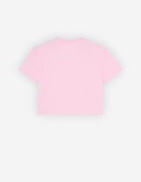 T-shirt boxy avec broderie - Dusty Rose