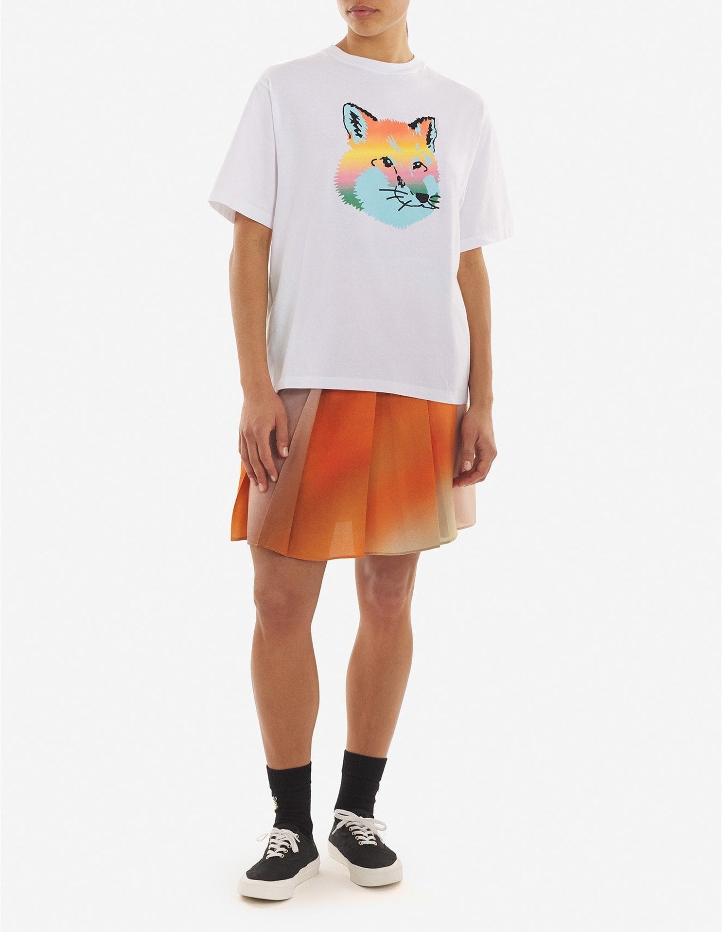 T-shirt à encolure arrondie - White