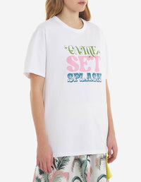 T-shirt Maison Kitsuné x Hotel Olympia - White