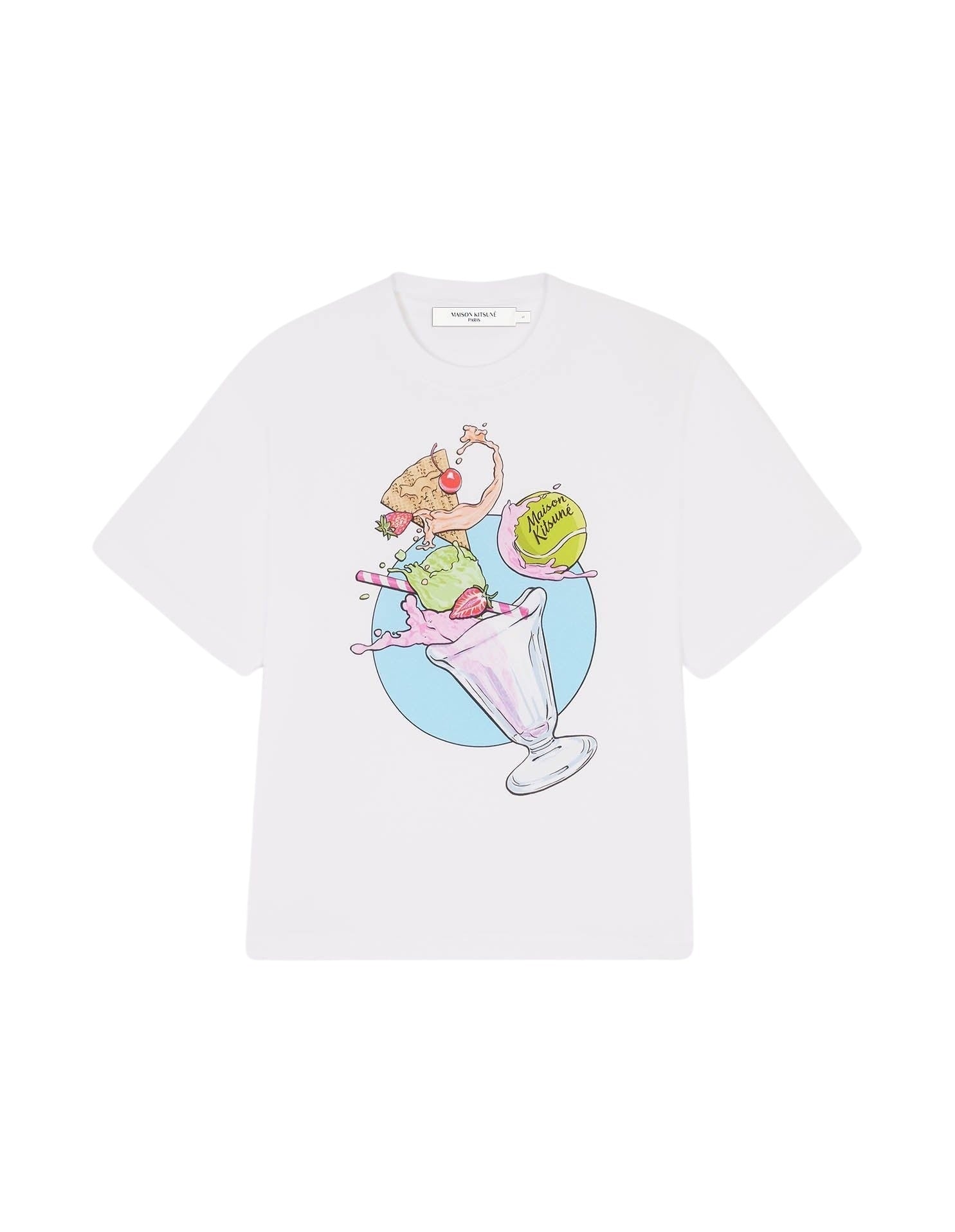 T-shirt Maison Kitsuné x Hotel Olympia - White
