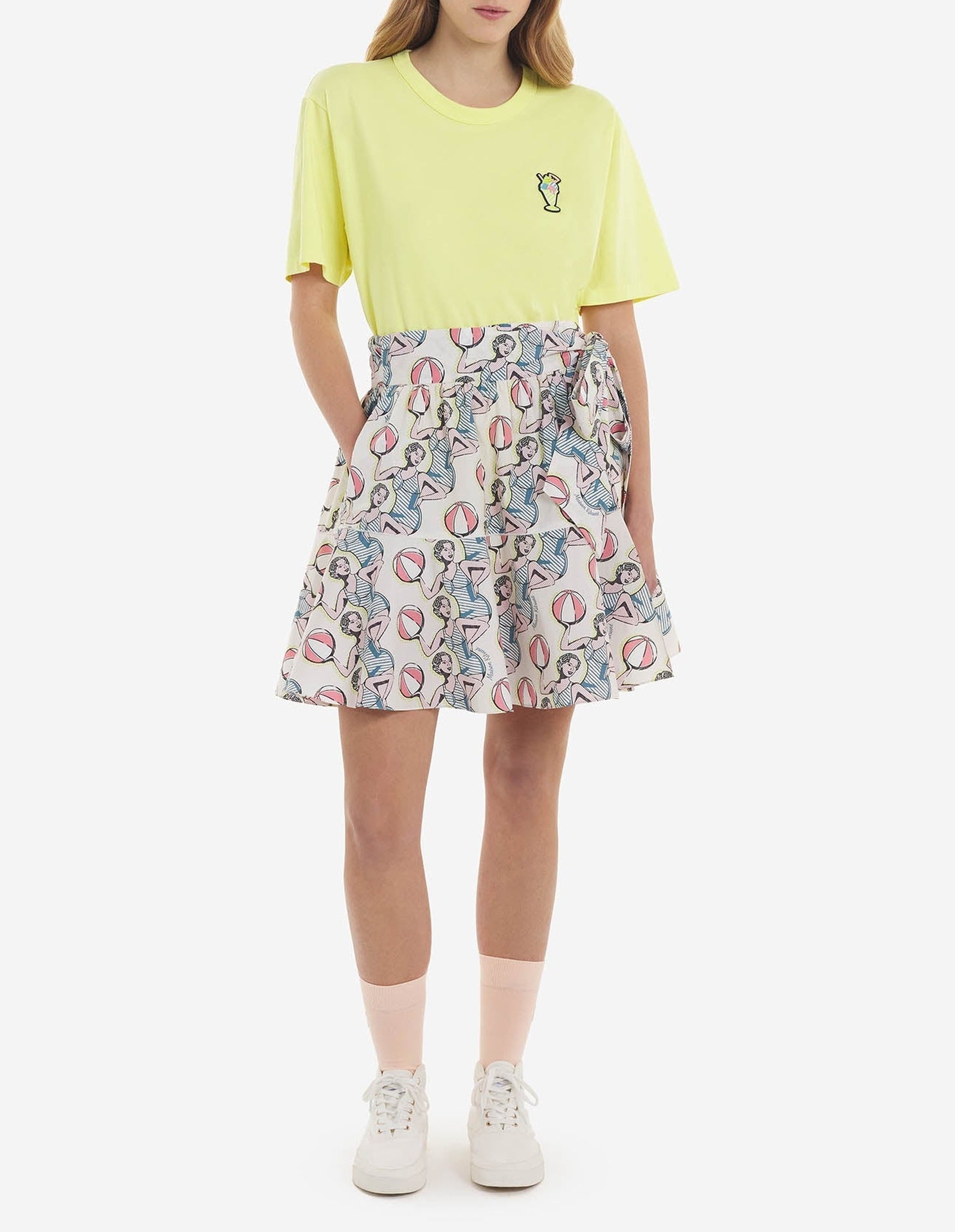 Maison Kitsuné x Hotel Olympia T-shirt - Lemon