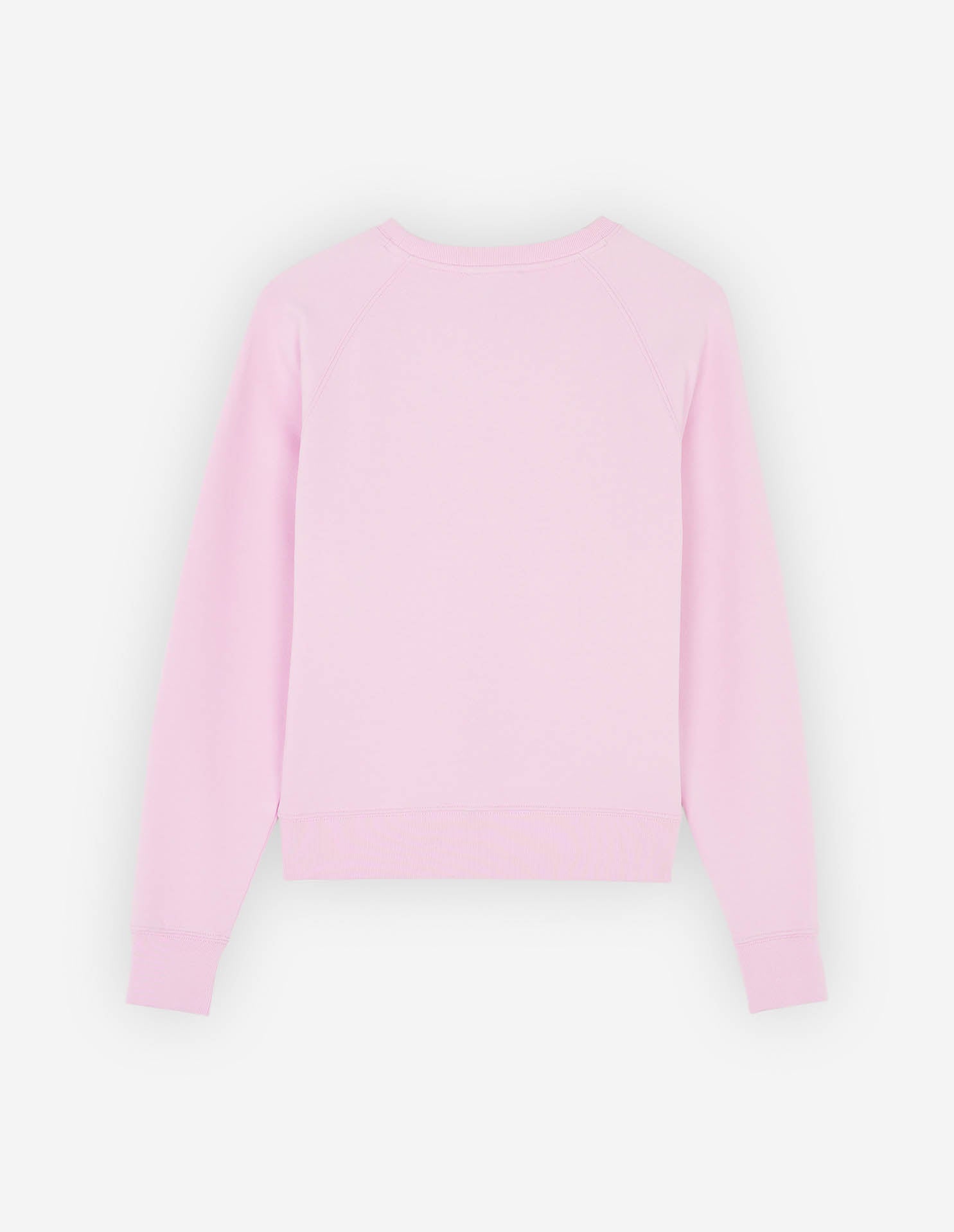 Sweatshirt à col rond ajusté avec écusson - Dusty Rose